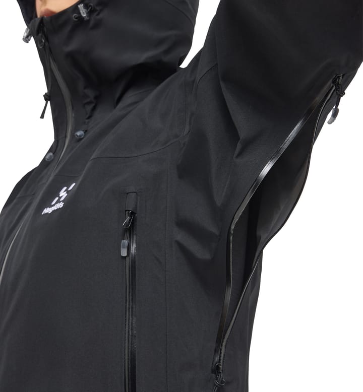 Haglöfs Roc Flash Gtx Jacket Women True Black Haglöfs Haglöfs Roc Flash Gtx Jacket Women True Black Haglöfs