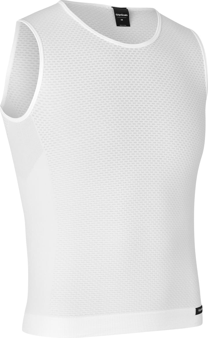 Gripgrab Unisex PACR Ultralight Seamless Sleeveless Base Layer White Gripgrab