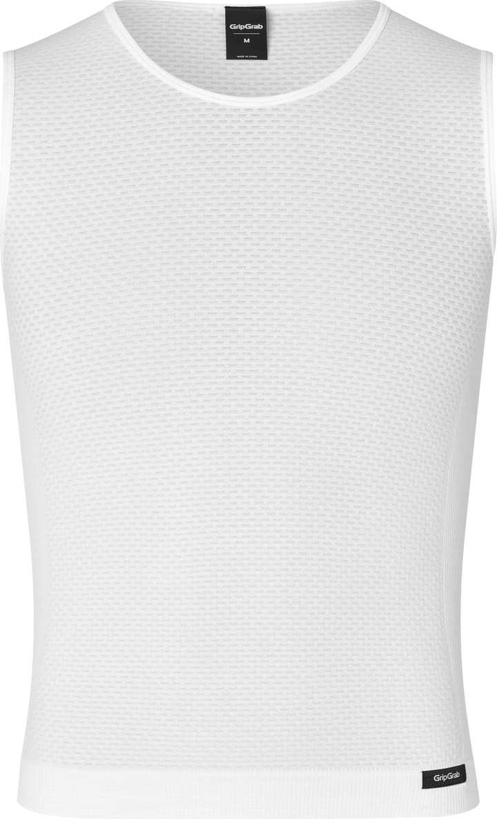 Gripgrab Unisex PACR Ultralight Seamless Sleeveless Base Layer White Gripgrab