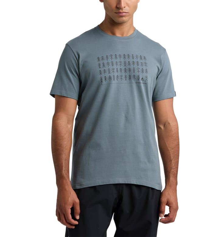 Haglöfs Outsider By Nature Print Tee Men Steel Blue Haglöfs Haglöfs Outsider By Nature Print Tee Men Steel Blue Haglöfs