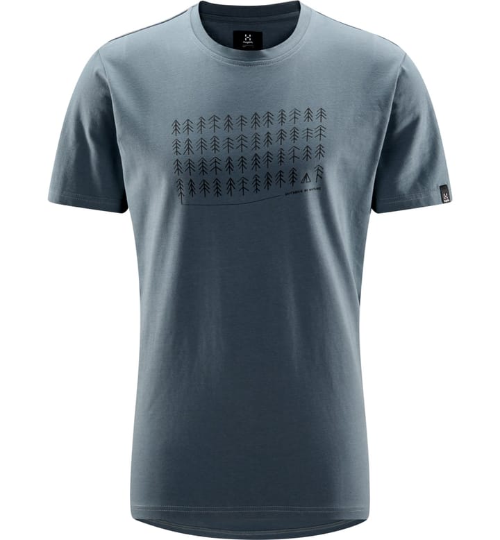 Haglöfs Outsider By Nature Print Tee Men Steel Blue Haglöfs Haglöfs Outsider By Nature Print Tee Men Steel Blue Haglöfs