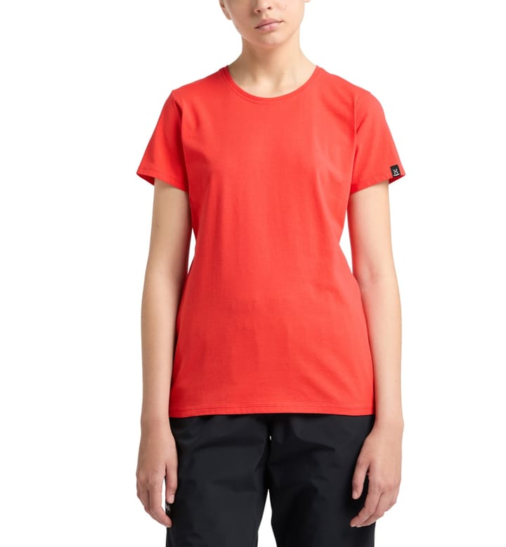 Haglöfs Outsider By Nature Tee Women Poppy Red Haglöfs