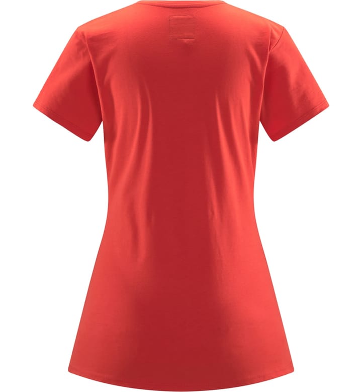 Haglöfs Outsider By Nature Tee Women Poppy Red Haglöfs