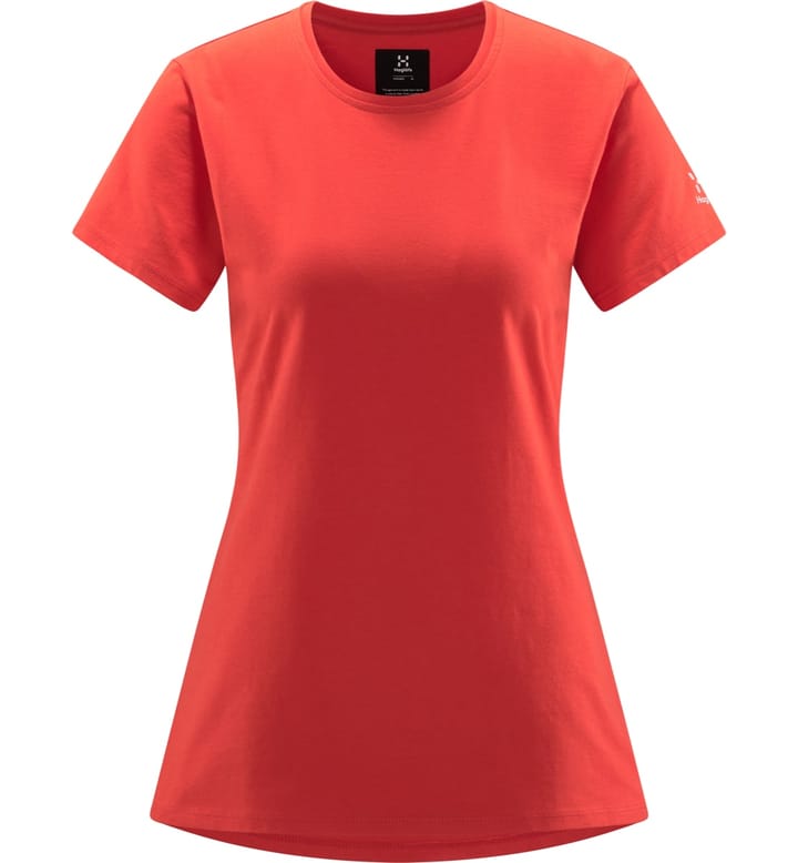 Haglöfs Outsider By Nature Tee Women Poppy Red Haglöfs