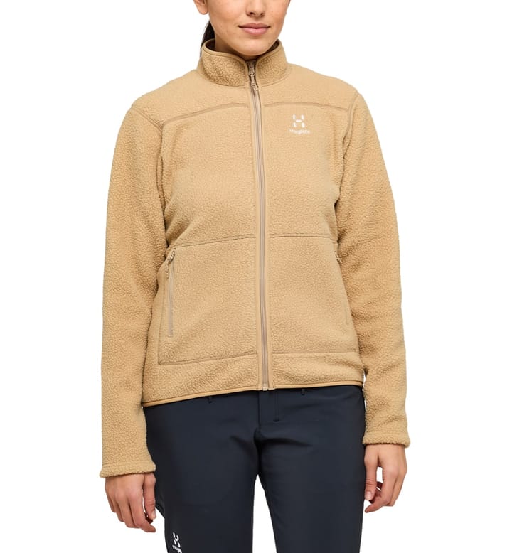 Haglöfs Mossa Pile Jacket Women Sand Haglöfs