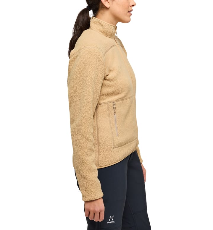 Haglöfs Mossa Pile Jacket Women Sand Haglöfs