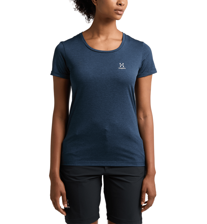 Haglöfs Women's Ridge Hike Tee Tarn Blue Solid Haglöfs