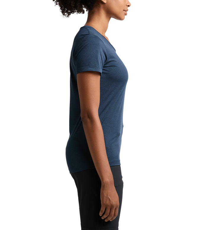 Haglöfs Women's Ridge Hike Tee Tarn Blue Solid Haglöfs