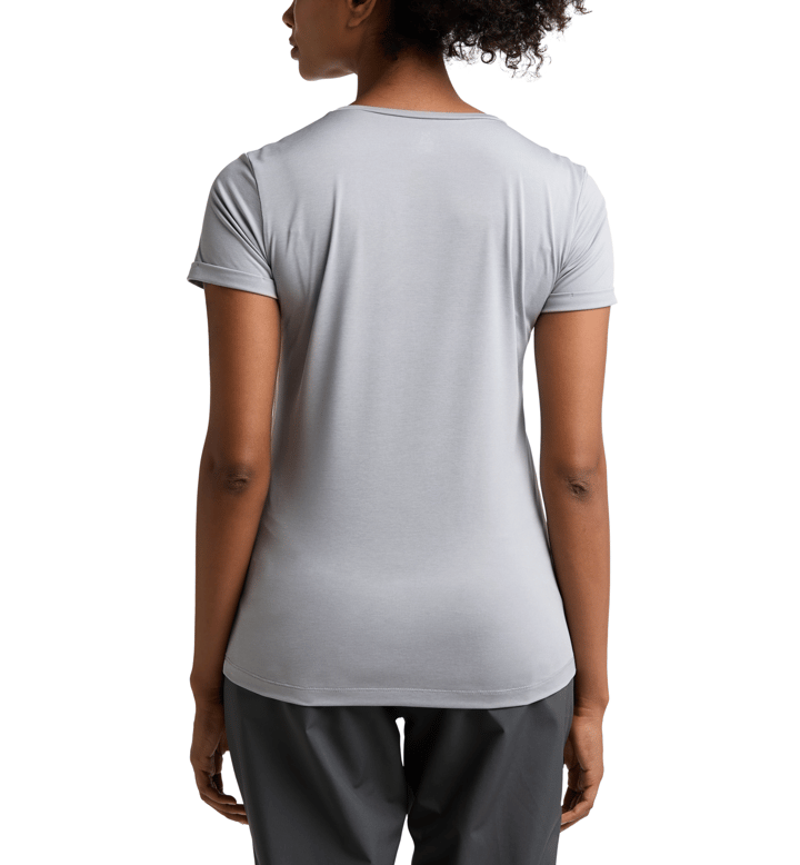 Haglöfs Women's Ridge Hike Tee Concrete Solid Haglöfs