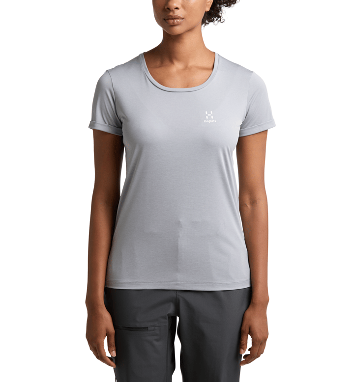 Haglöfs Women's Ridge Hike Tee Concrete Solid Haglöfs