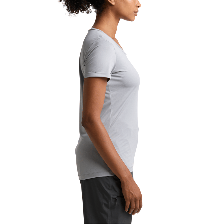 Haglöfs Women's Ridge Hike Tee Concrete Solid Haglöfs