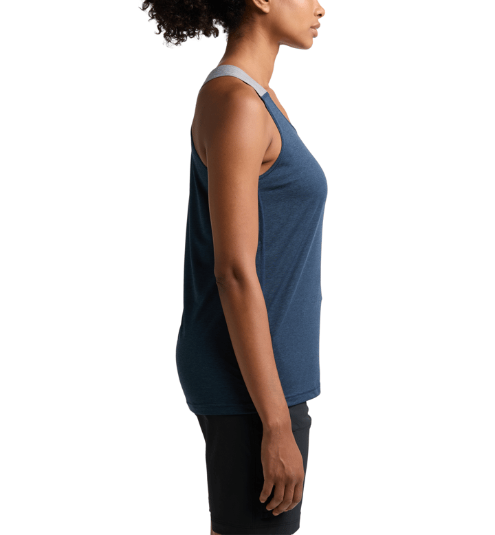 Haglöfs Women's Ridge Tank Tarn Blue Solid Haglöfs