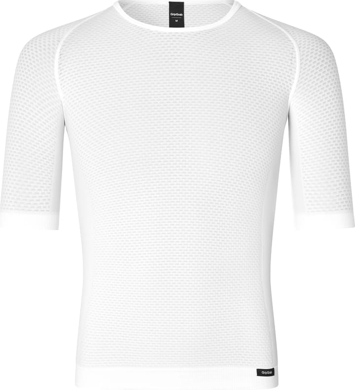 Gripgrab Unisex PACR Ultralight Seamless Short Sleeve Base Layer White Gripgrab