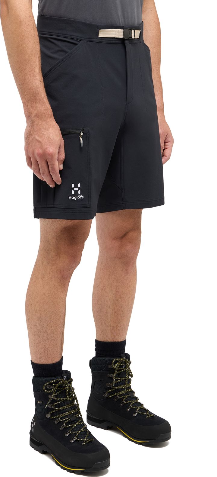 Haglöfs Men's Lizard Softshell Shorts True Black Haglöfs
