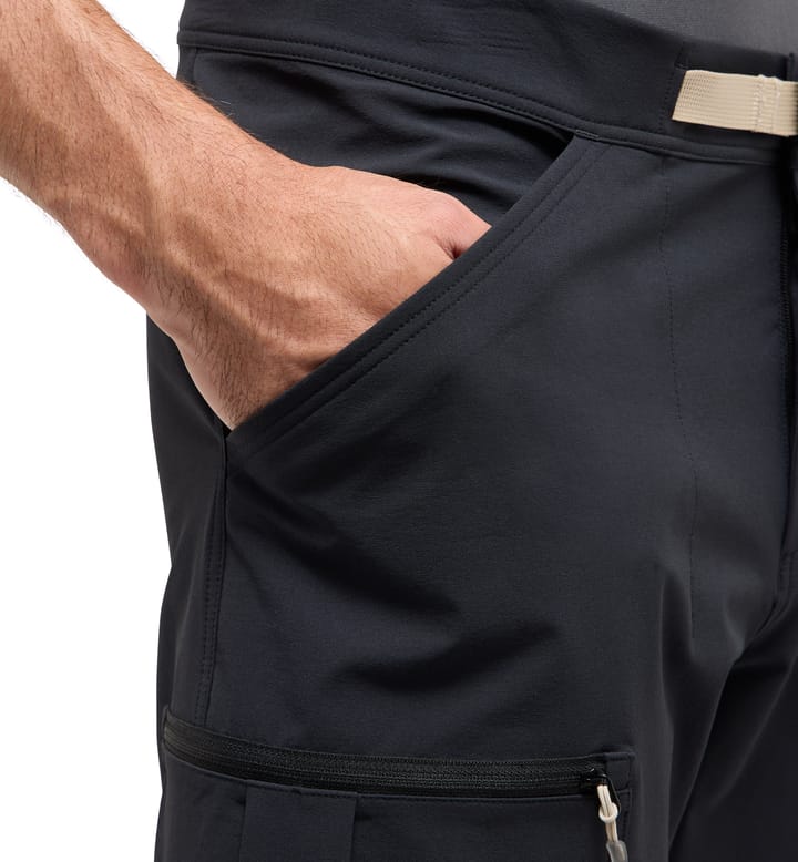Haglöfs Men's Lizard Softshell Shorts True Black Haglöfs