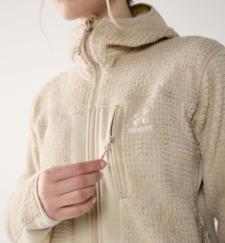 Haglöfs Women's Vassi Mid Hood Chalk Beige Haglöfs
