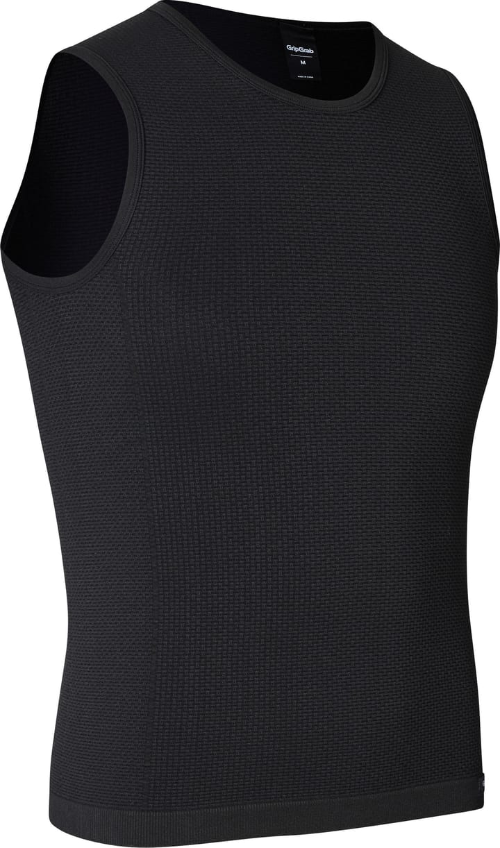 Gripgrab Unisex PACR Spring-Autumn Seamless Sleeveless Base Layer Black Gripgrab