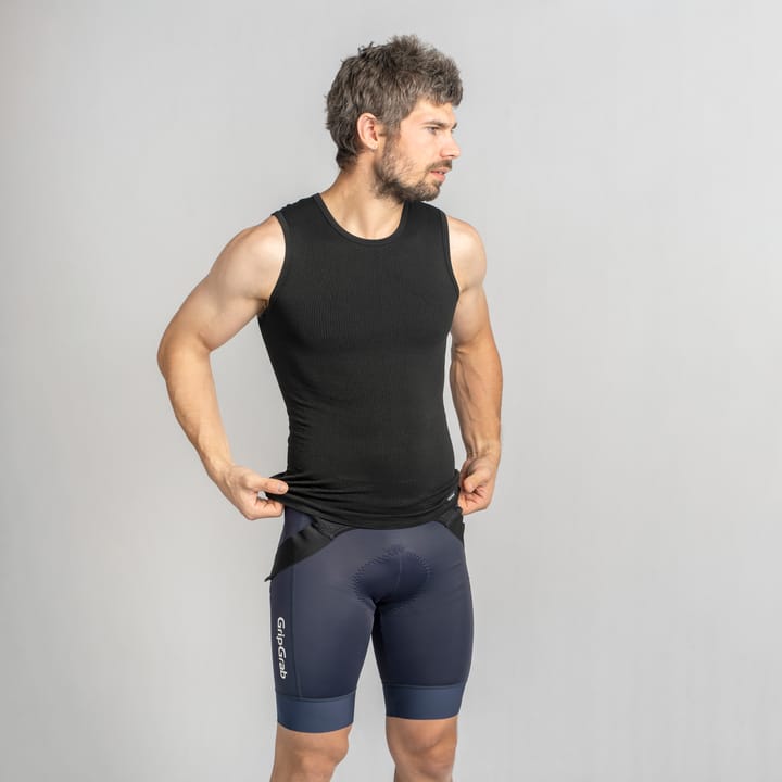 Gripgrab Unisex PACR Spring-Autumn Seamless Sleeveless Base Layer Black Gripgrab