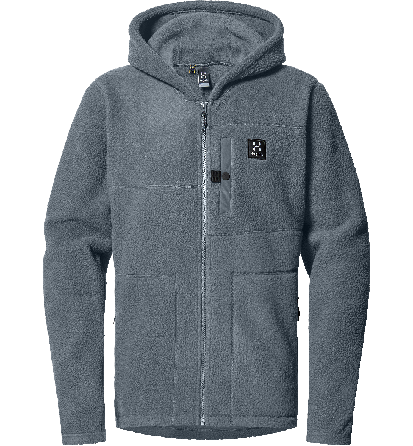 Haglöfs Men’s Malung Pile Hood Steel Blue