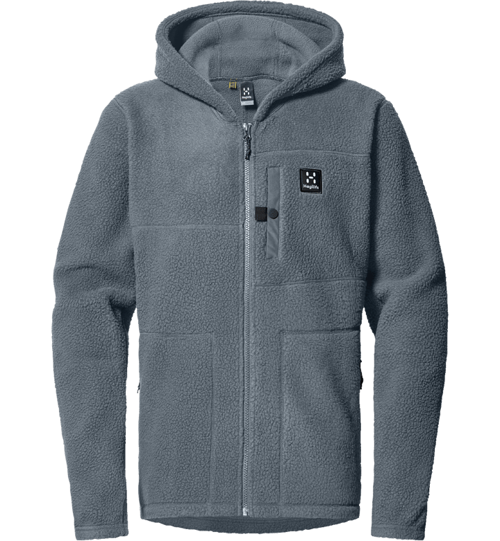 Haglöfs Men's Malung Pile Hood Steel Blue Haglöfs