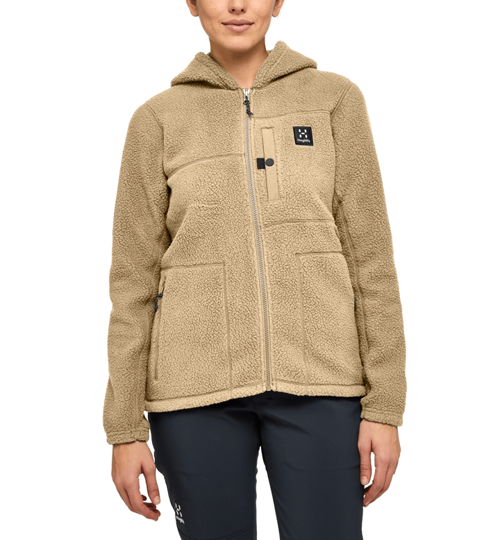 Haglöfs Women's Malung Pile Hood Sand Haglöfs