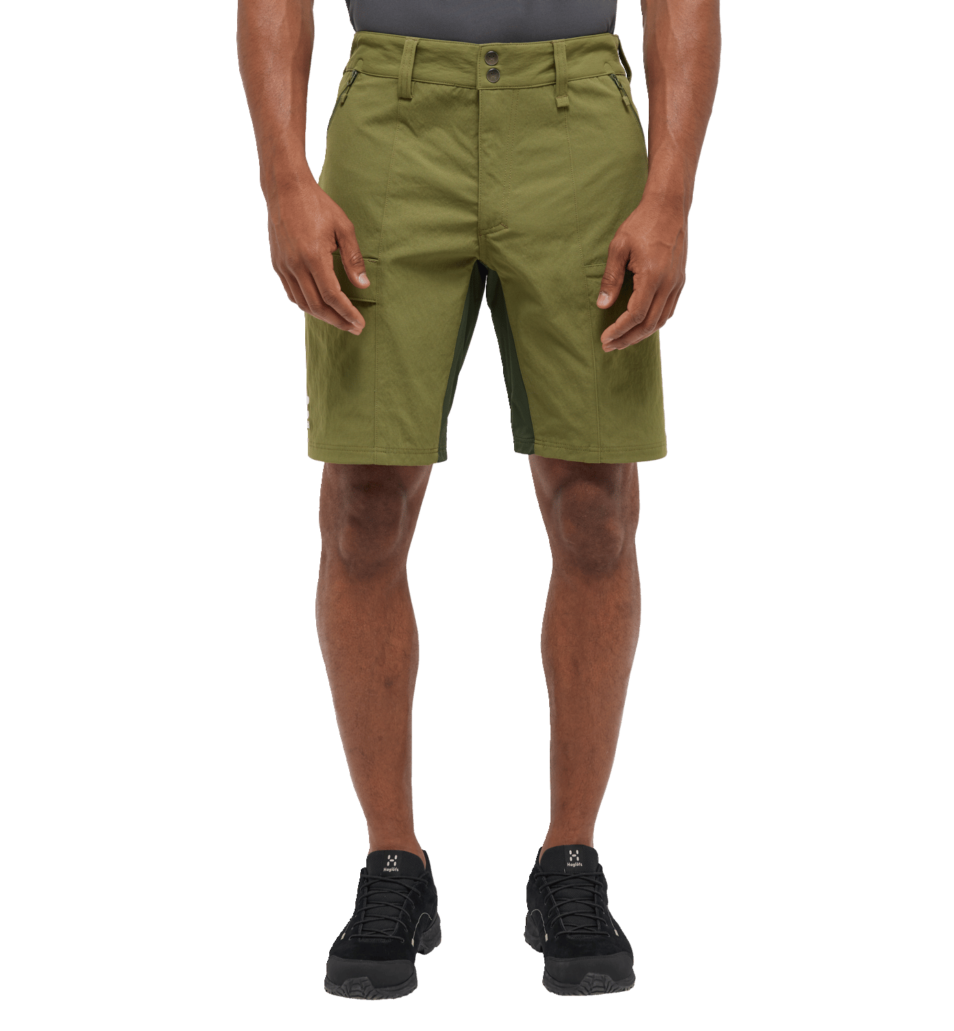 Haglöfs Mid Standard Shorts Men Olive Green/Seaweed Green