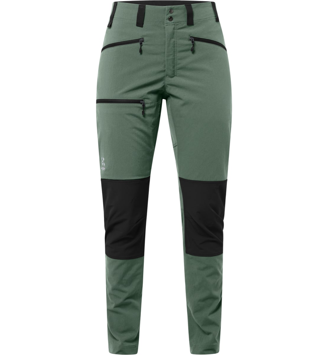 Haglöfs Mid Slim Pant Women Fjell Green/True Black