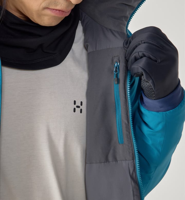 Haglöfs Mimic Alert Hood Men Deep Teal Haglöfs Haglöfs Mimic Alert Hood Men Deep Teal Haglöfs