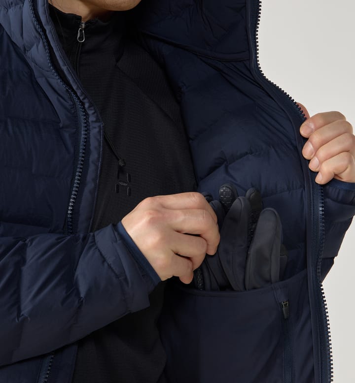 Haglöfs Men's Spitz Down Hood Tarn Blue Haglöfs Haglöfs Men's Spitz Down Hood Tarn Blue Haglöfs