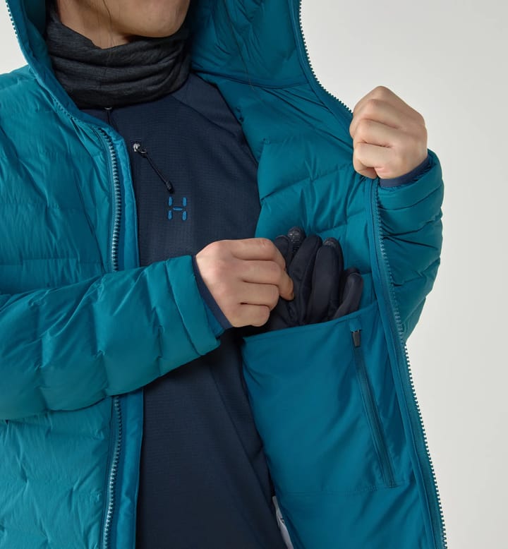 Haglöfs Men's Spitz Down Hood Deep Teal Haglöfs