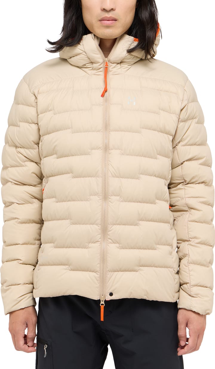 Haglöfs Men's Roc Flash Down Hood Chalk Beige Haglöfs