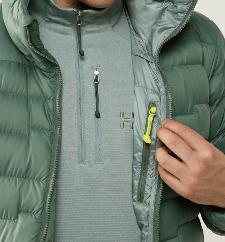 Haglöfs Men's Roc Flash Down Hood Chlorophyll Green Haglöfs