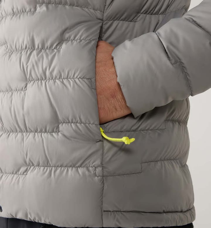 Haglöfs Men's Roc Flash Down Hood Stone Brick Haglöfs