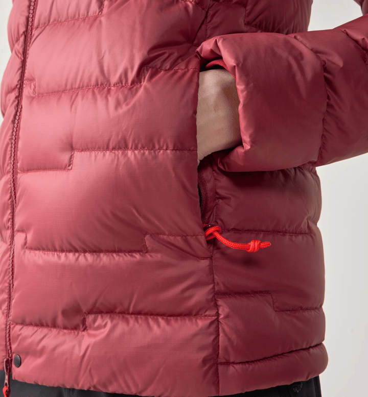 Haglöfs Women's Roc Flash Down Hood Carmine Red Haglöfs