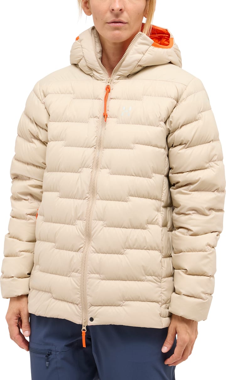 Haglöfs Women's Roc Flash Down Hood Chalk Beige Haglöfs Haglöfs Women's Roc Flash Down Hood Chalk Beige Haglöfs
