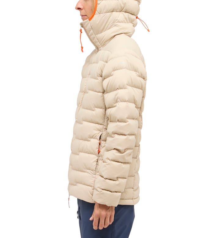 Haglöfs Women's Roc Flash Down Hood Chalk Beige Haglöfs Haglöfs Women's Roc Flash Down Hood Chalk Beige Haglöfs