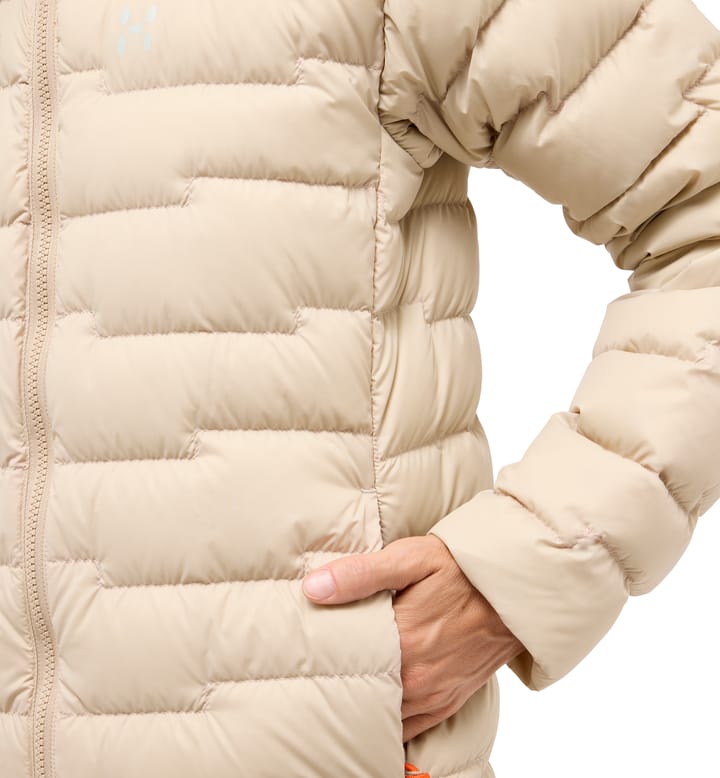 Haglöfs Women's Roc Flash Down Hood Chalk Beige Haglöfs
