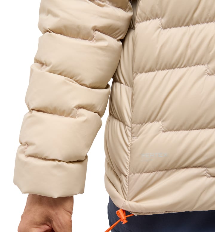 Haglöfs Women's Roc Flash Down Hood Chalk Beige Haglöfs