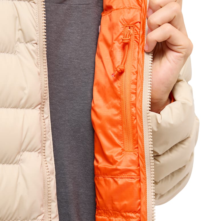 Haglöfs Women's Roc Flash Down Hood Chalk Beige Haglöfs