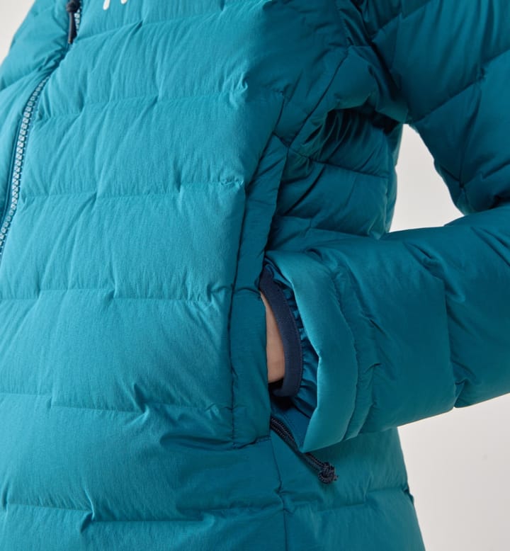 Haglöfs Women's Spitz Down Hood  Deep Teal Haglöfs