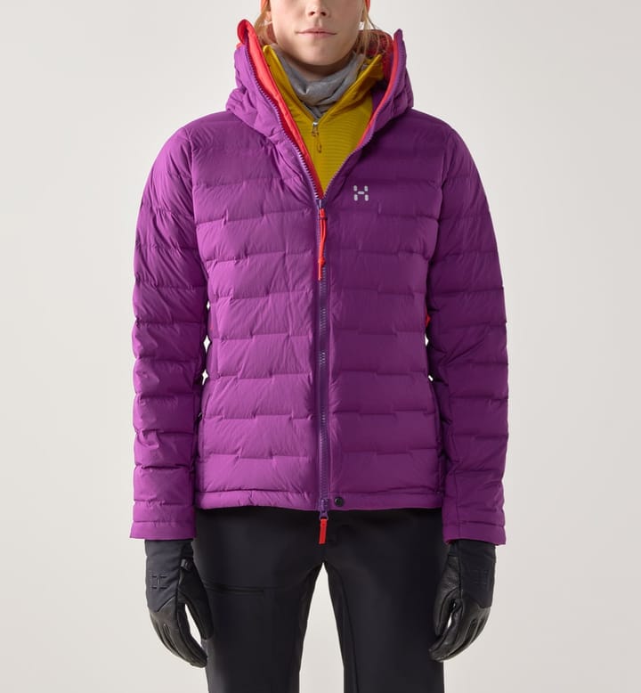 Haglöfs Women's Spitz Down Hood  Grape Purple Haglöfs