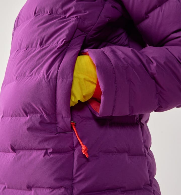 Haglöfs Women's Spitz Down Hood  Grape Purple Haglöfs