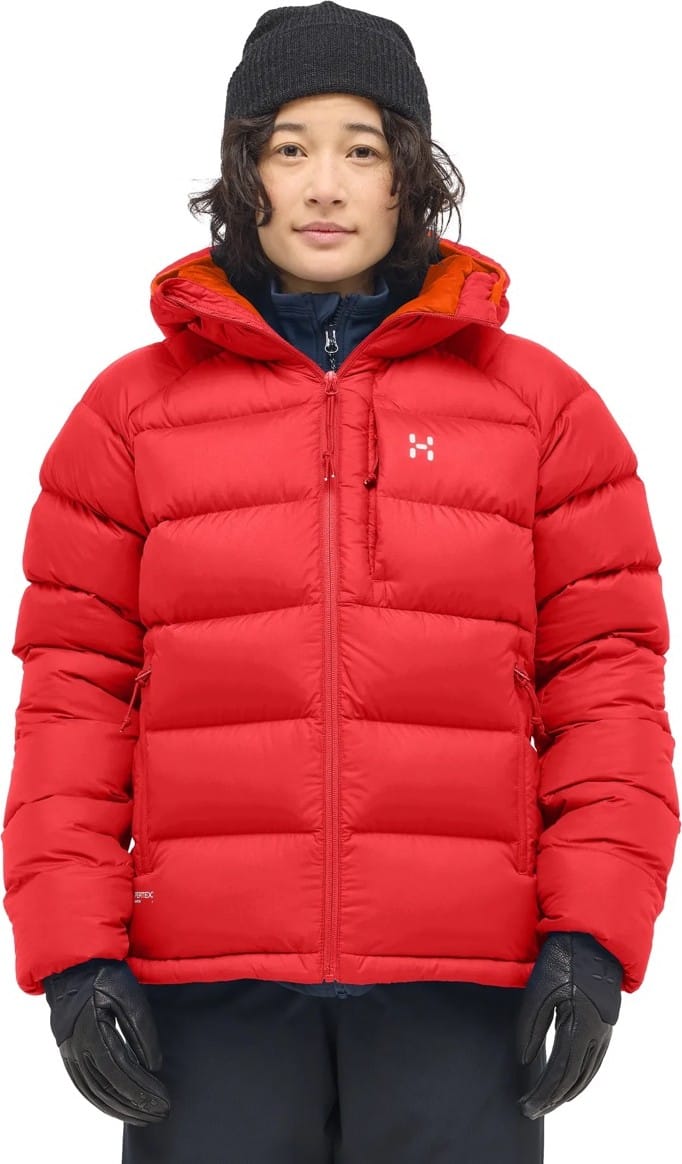 Haglöfs Women's Rosson Down Hood Bright Red Haglöfs Haglöfs Women's Rosson Down Hood Bright Red Haglöfs