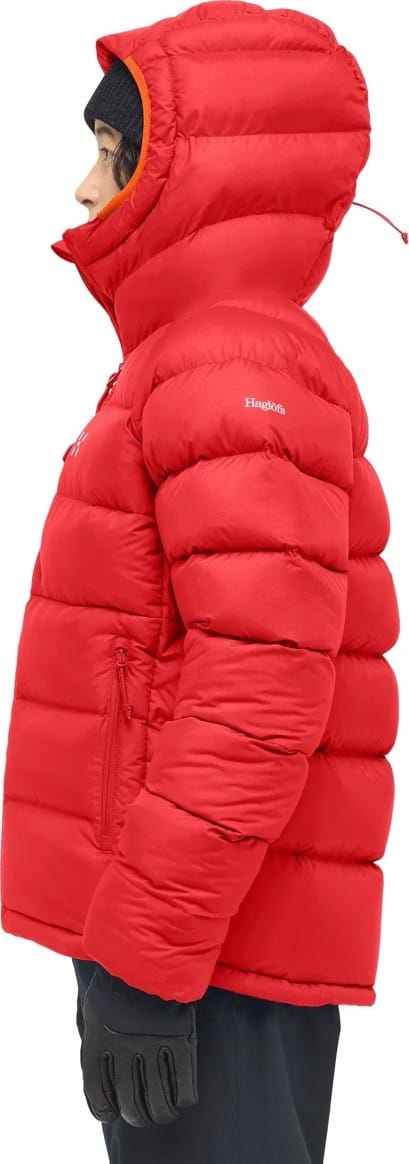 Haglöfs Women's Rosson Down Hood Bright Red Haglöfs Haglöfs Women's Rosson Down Hood Bright Red Haglöfs