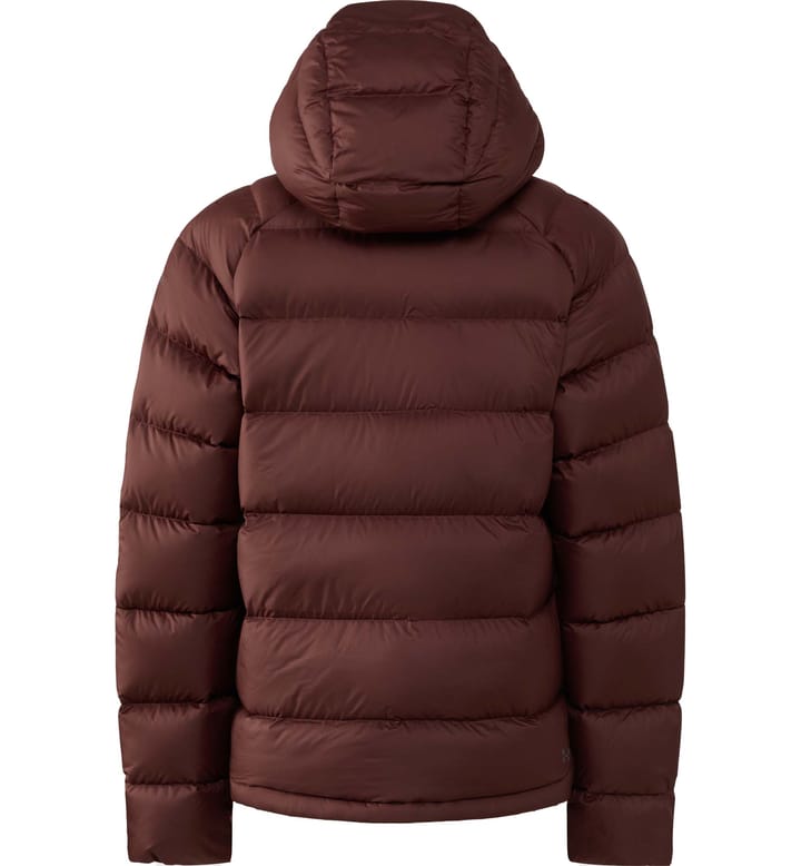 Haglöfs Women's Rosson Down Hood Maroon Trail Haglöfs