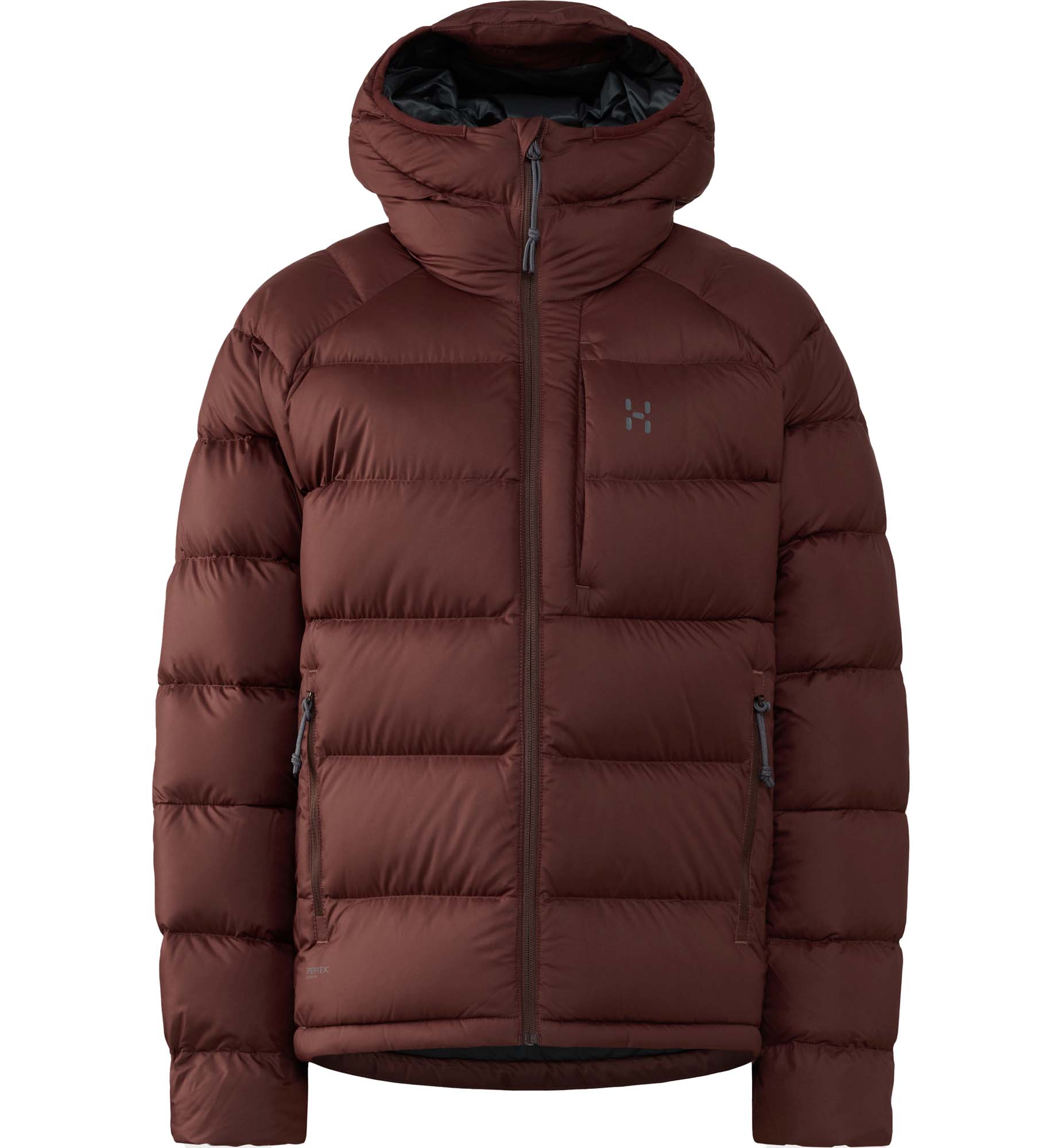 Haglöfs Women's Rosson Down Hood Maroon Trail