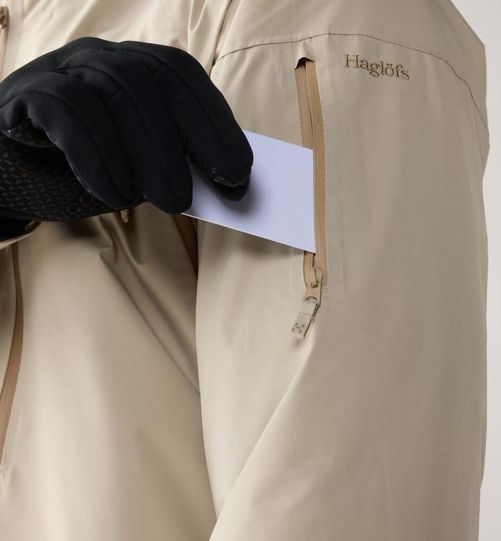 Haglöfs Men's Latnja GORE-TEX Insulated Jacket Chalk Beige Haglöfs