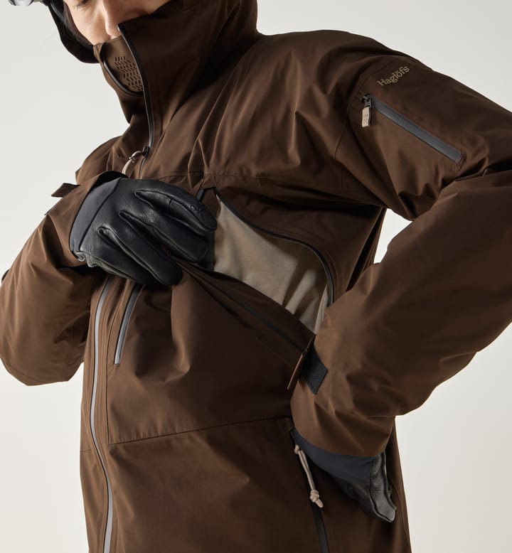 Haglöfs Men's Latnja GORE-TEX Insulated Jacket Woodland Brown Haglöfs