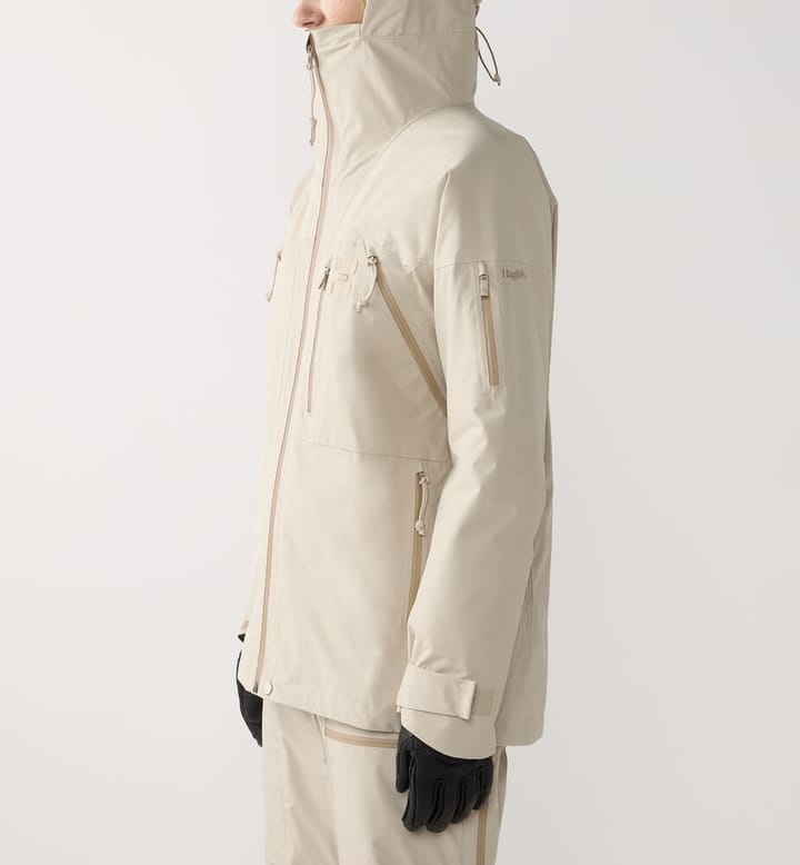 Haglöfs Women's Latnja GORE-TEX Insulated Jacket Chalk Beige Haglöfs