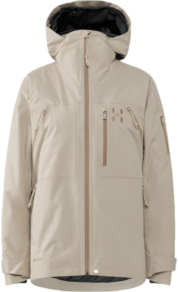 Haglöfs Women's Latnja GORE-TEX Insulated Jacket Chalk Beige Haglöfs